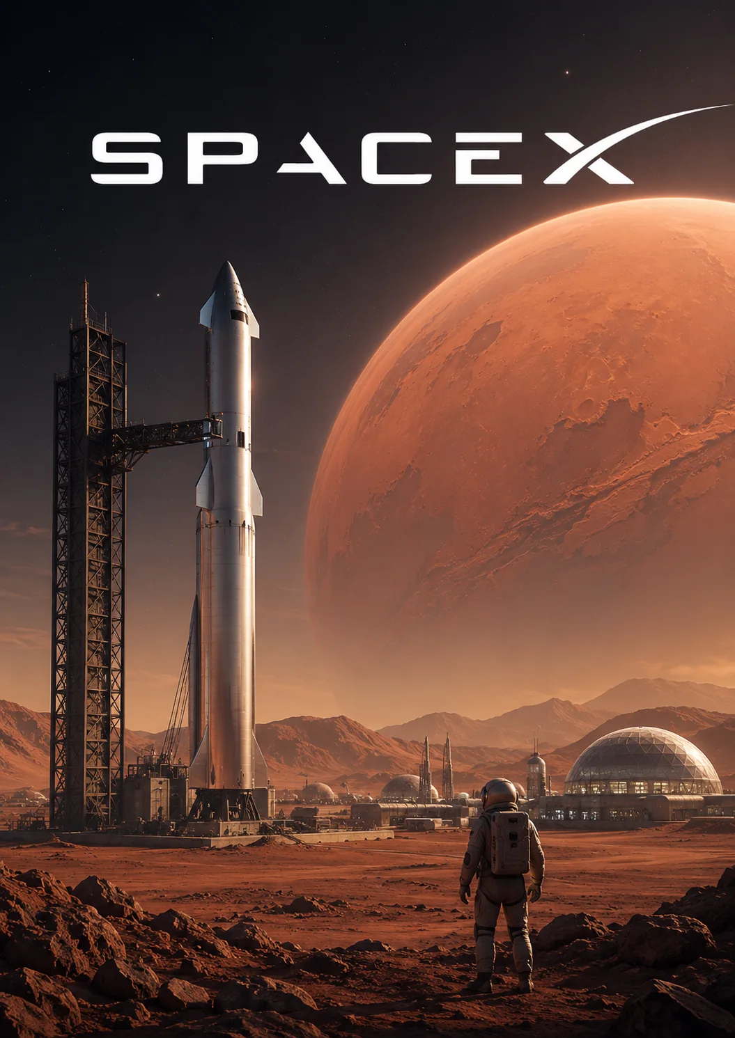 Représentation visuelle — SpaceX