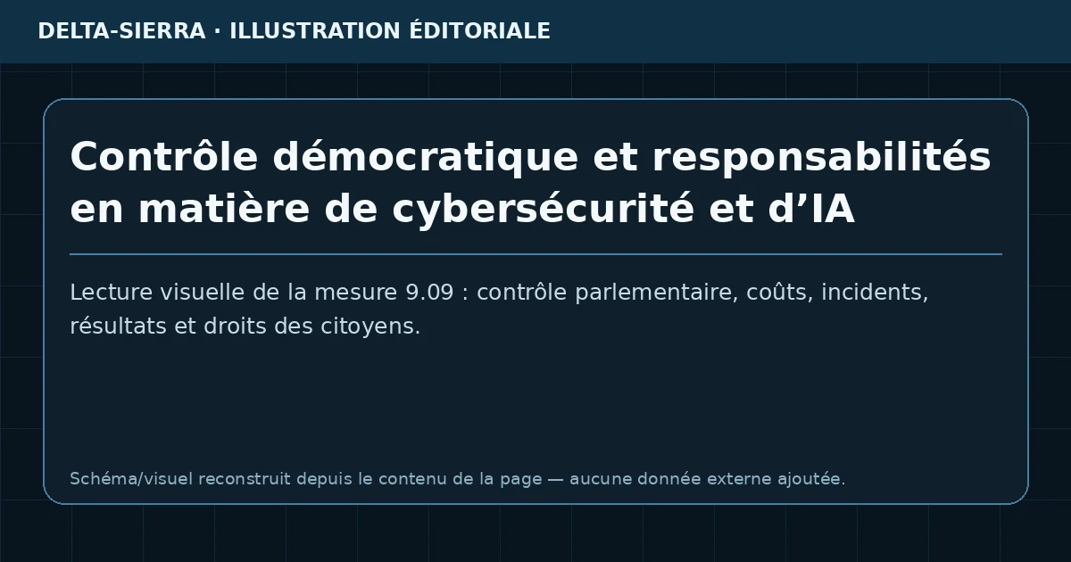 Contrôle démocratique et responsabilités en matière de cybersécurité et d’IA