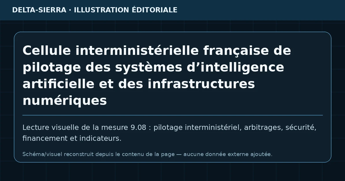 Cellule interministérielle française de pilotage des systèmes d’intelligence artificielle et des infrastructures numériques