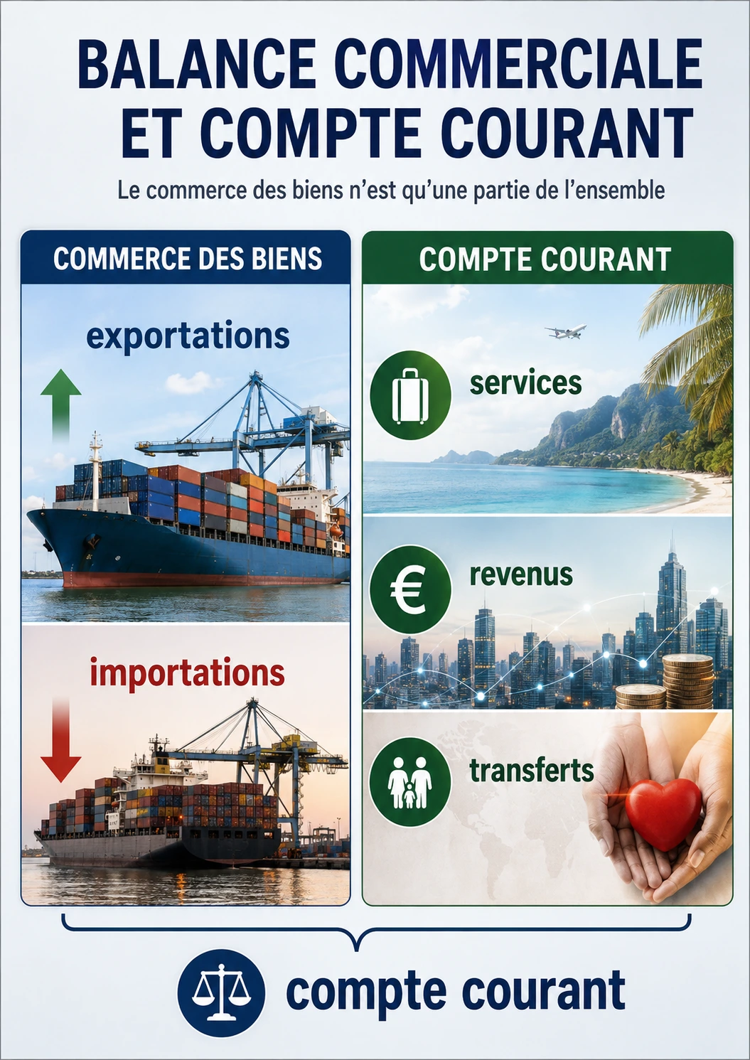 Balance commerciale et compte courant