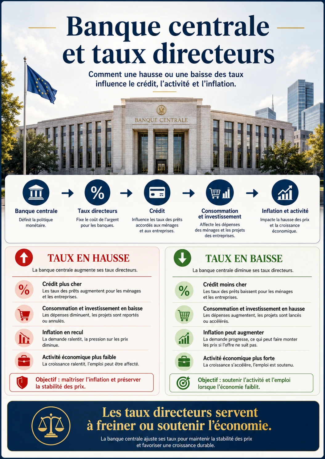 Banque centrale et taux directeurs