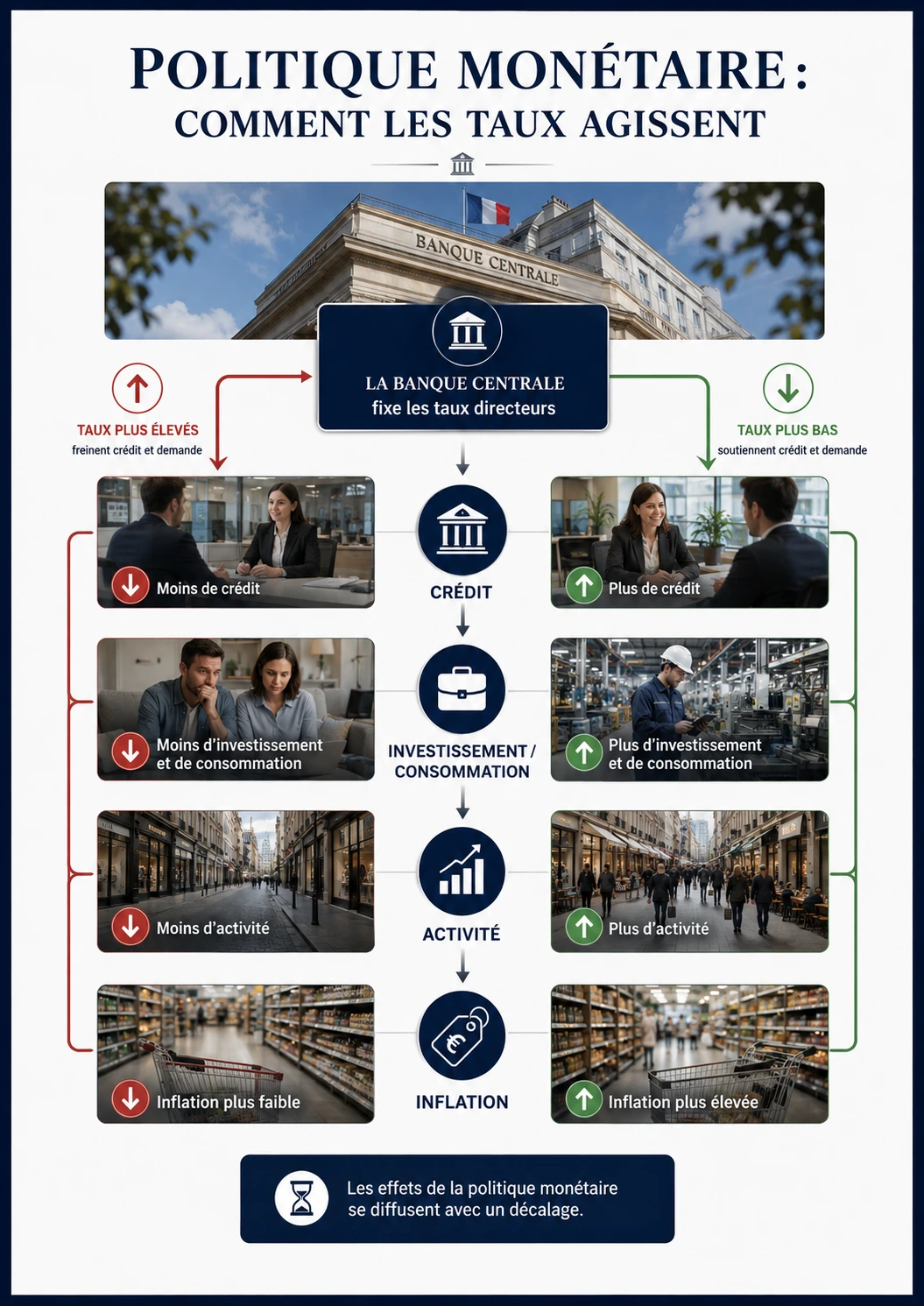 Comment les taux agissent sur l économie