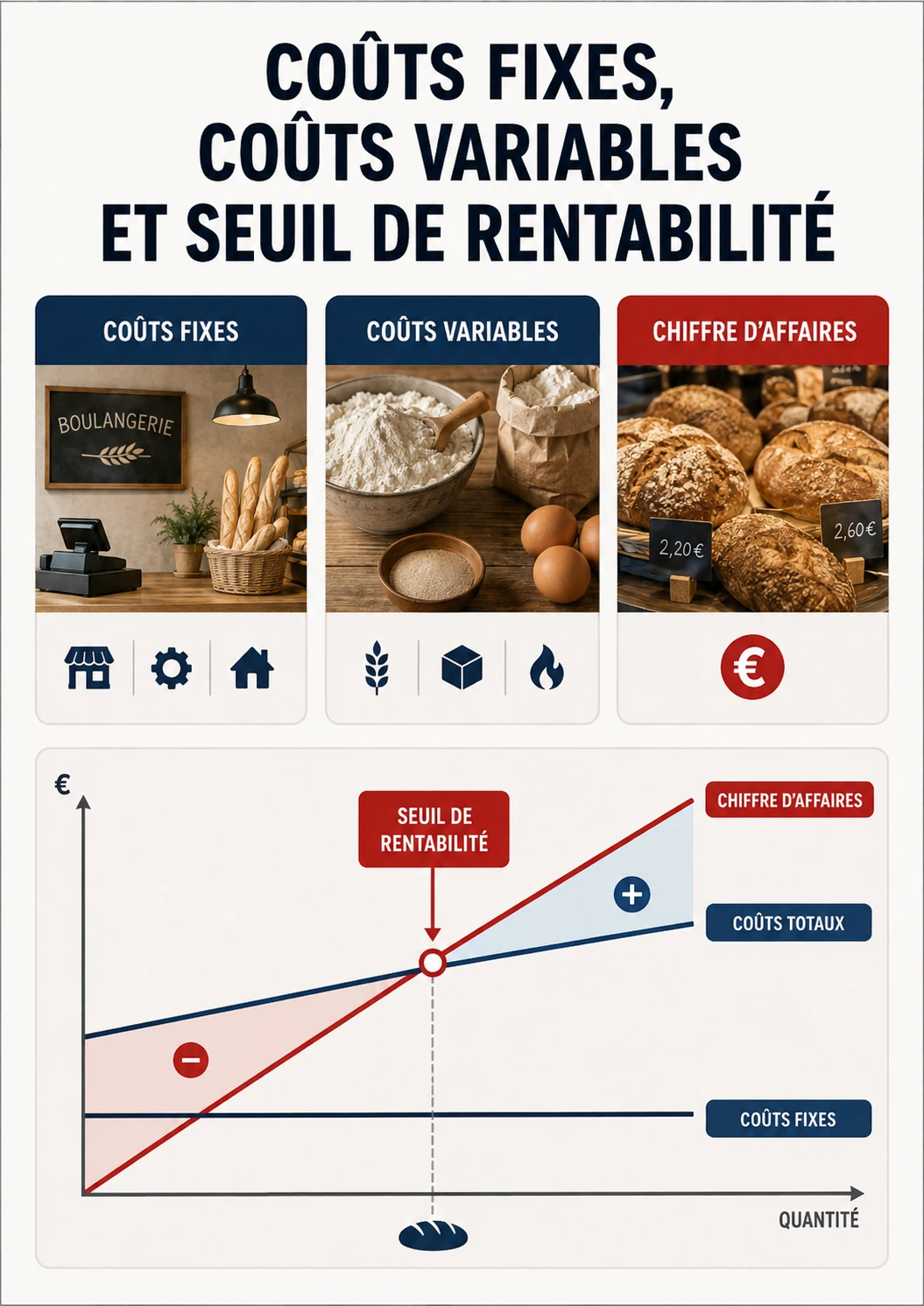 Coûts et seuil de rentabilité en boulangerie