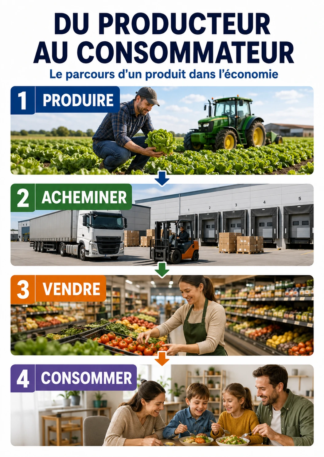 Du producteur au consommateur