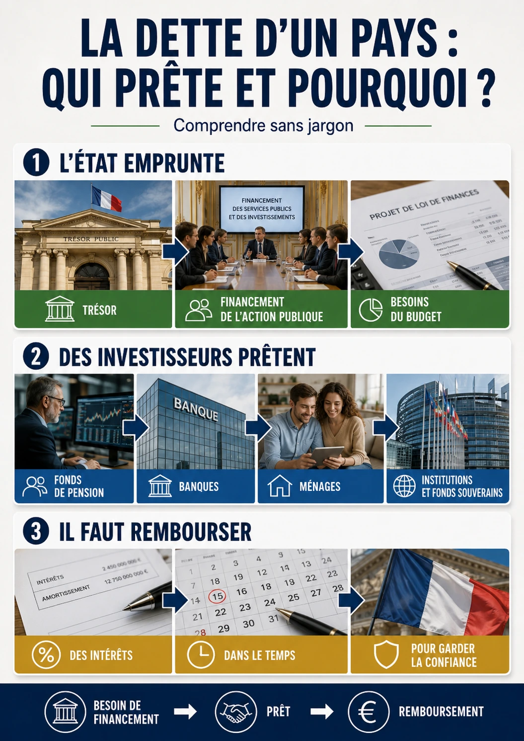 La dette d un pays expliquée en images