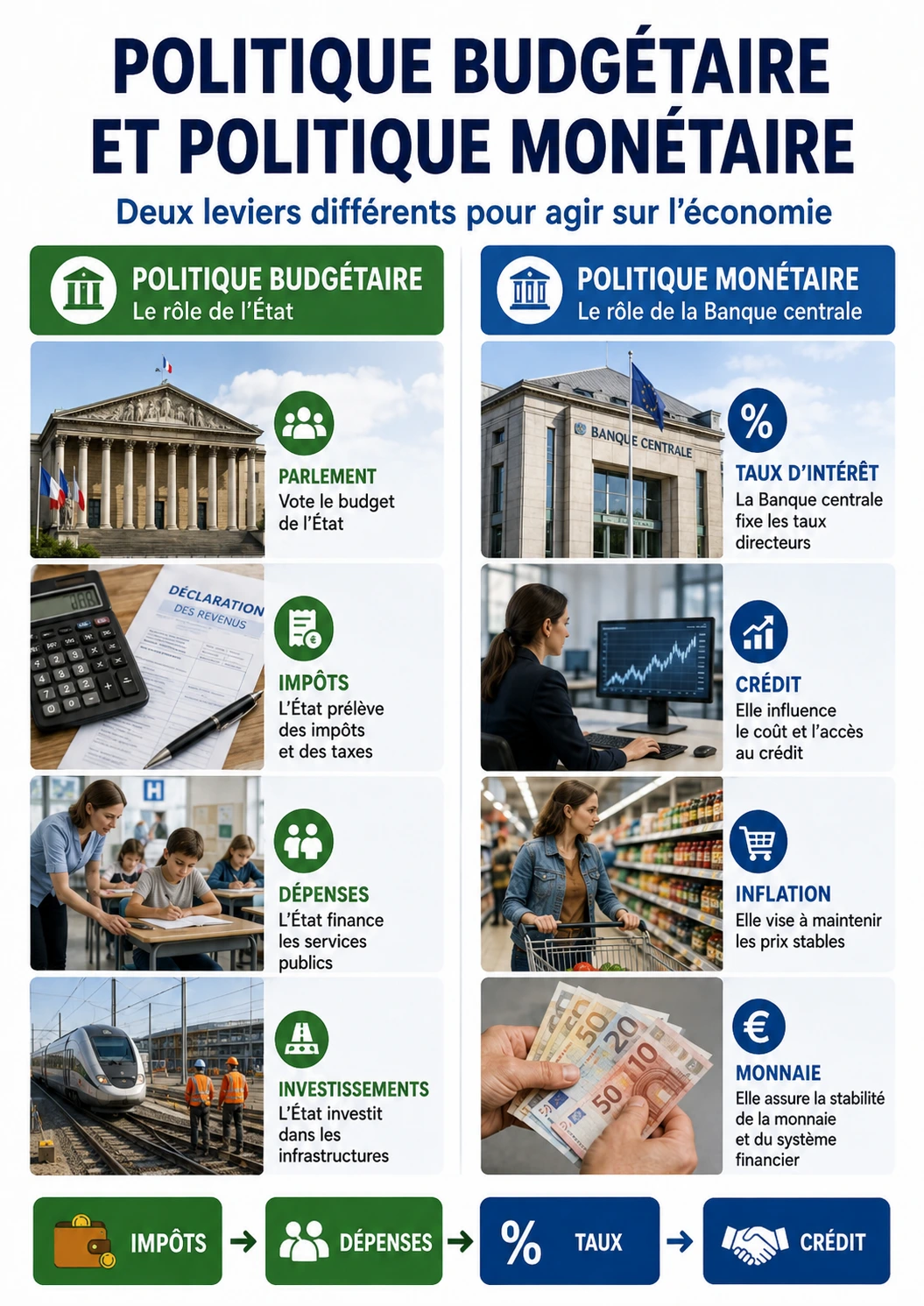 Politique budgétaire et politique monétaire