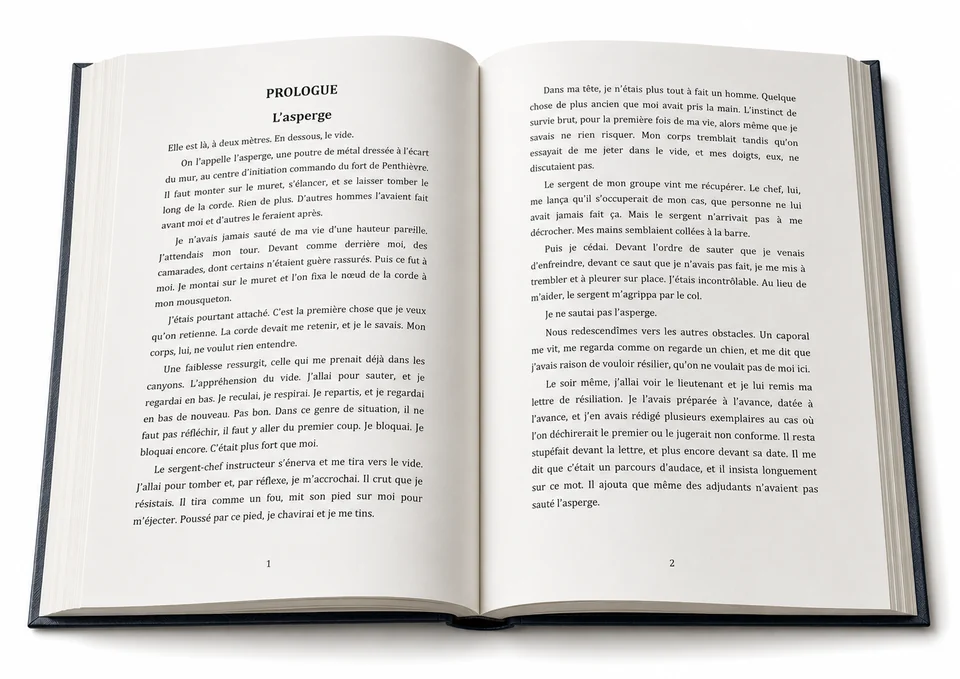 Le prologue et l’ouverture du récit autobiographique.