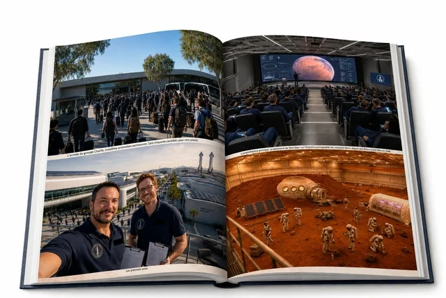 Illustration de I Walked on Mars — Book 1 — The Author’s Vision