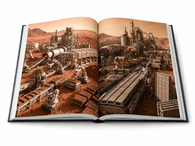 Illustration de J’ai marché sur Mars T2 — La vision imagée de l’auteur