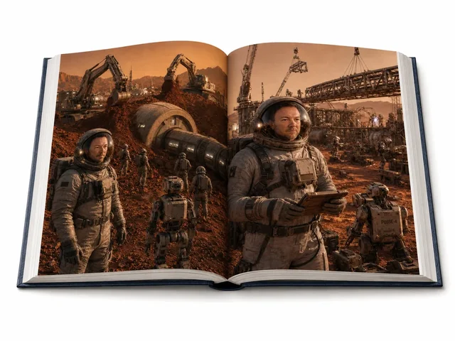 Illustration de J’ai marché sur Mars T2 — La vision imagée de l’auteur