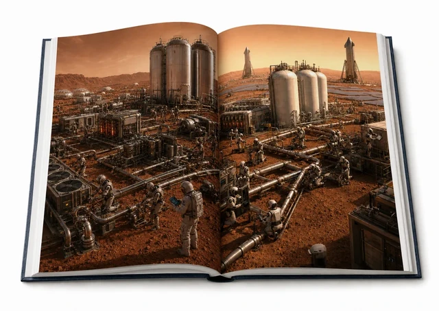 Illustration de J’ai marché sur Mars T3 — La vision imagée de l’auteur
