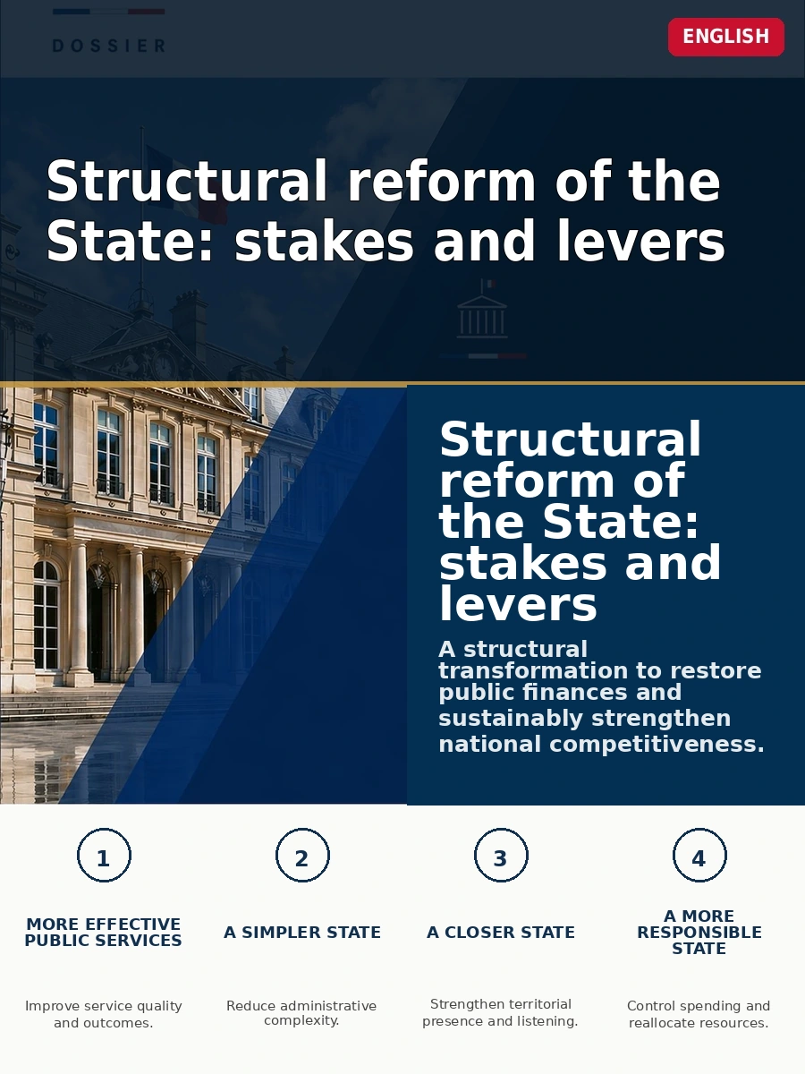 Structural reform of the State: stakes and levers