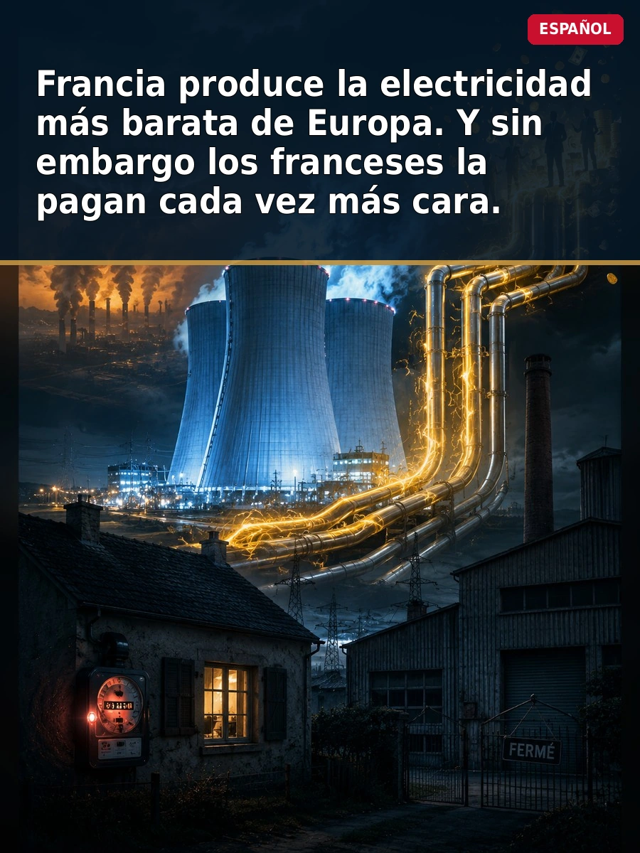 Francia produce la electricidad más barata de Europa. Y sin embargo los franceses la pagan cada vez más cara.