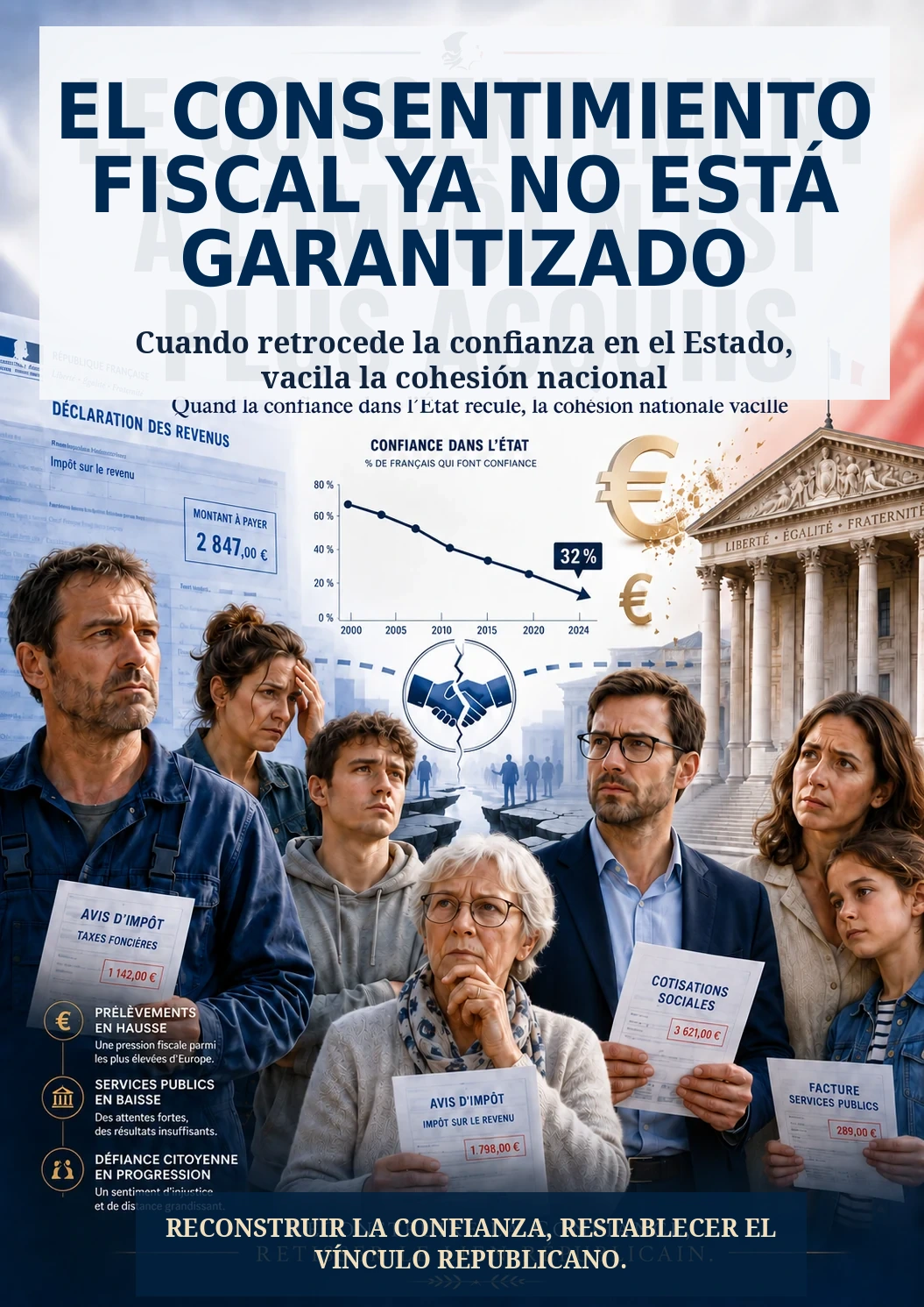 En Francia, el consentimiento a la tributación ya no se da por sentado.