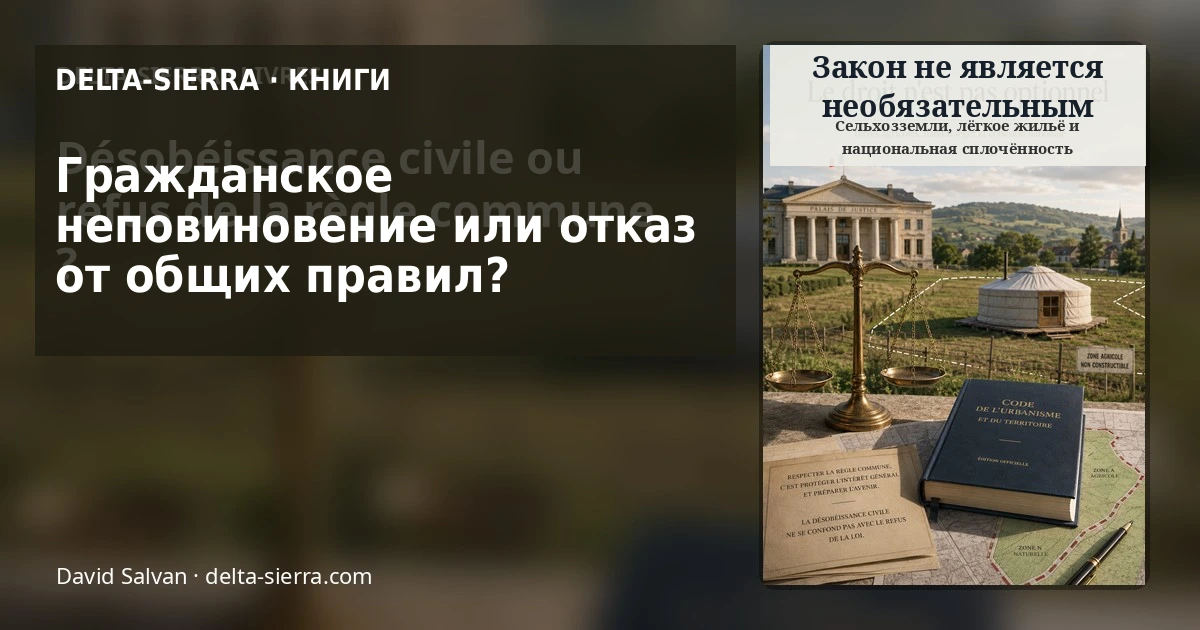 Гражданское неповиновение или отказ от общепринятого правила?