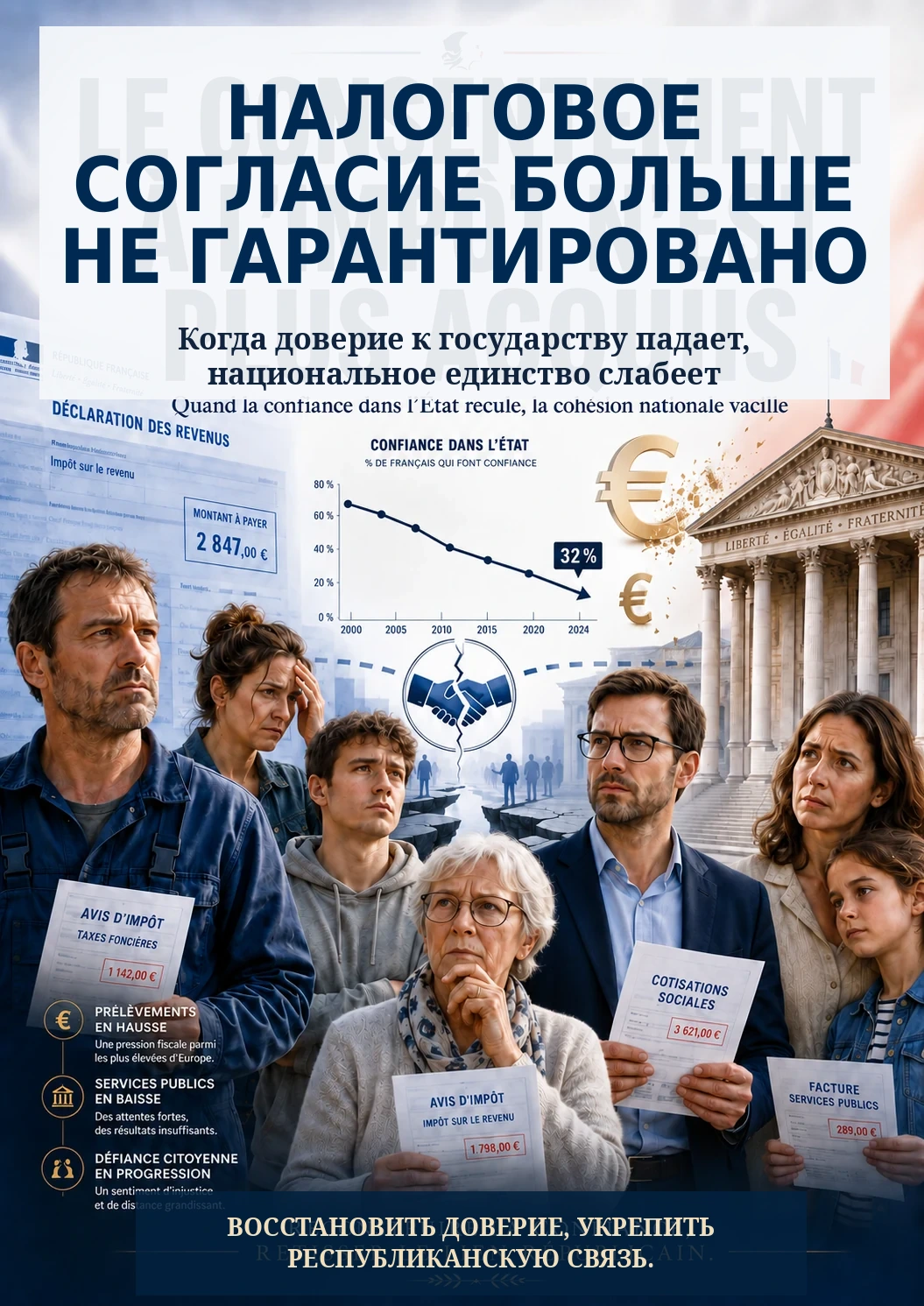 Во Франции согласие на налогообложение уже не является само собой разумеющимся.
