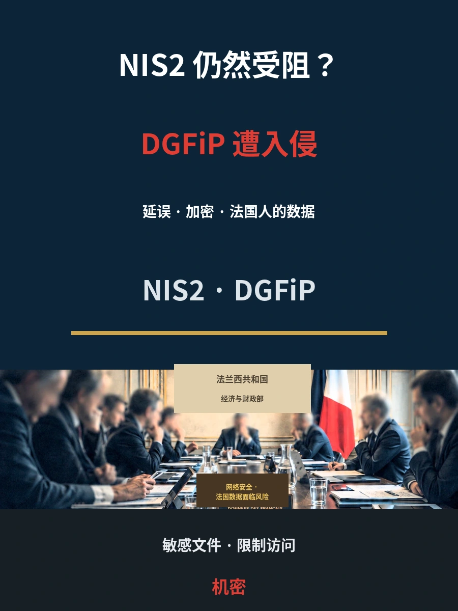 NIS2 被封锁:财政部机密文件泄露——DGFiP 数据泄露,延误、加密和法国公民数据