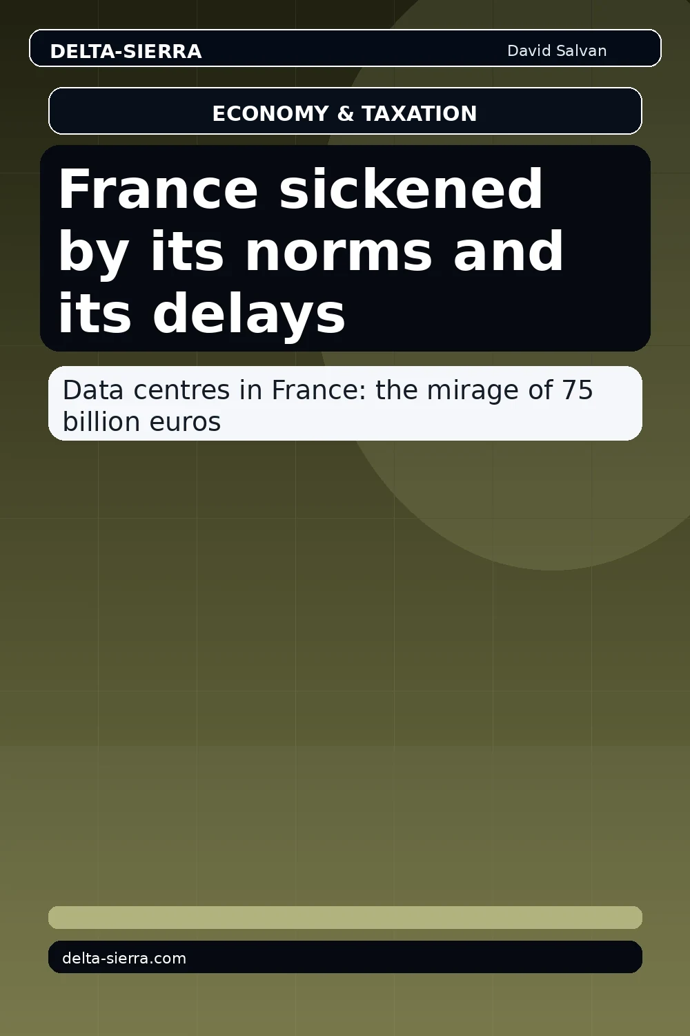 France sickened by its norms and its delays