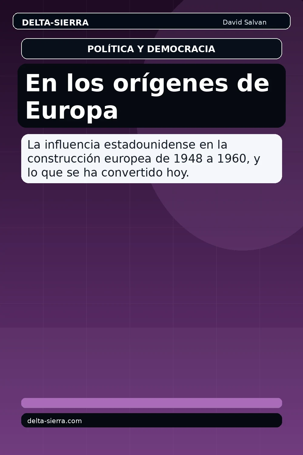 En los orígenes de Europa