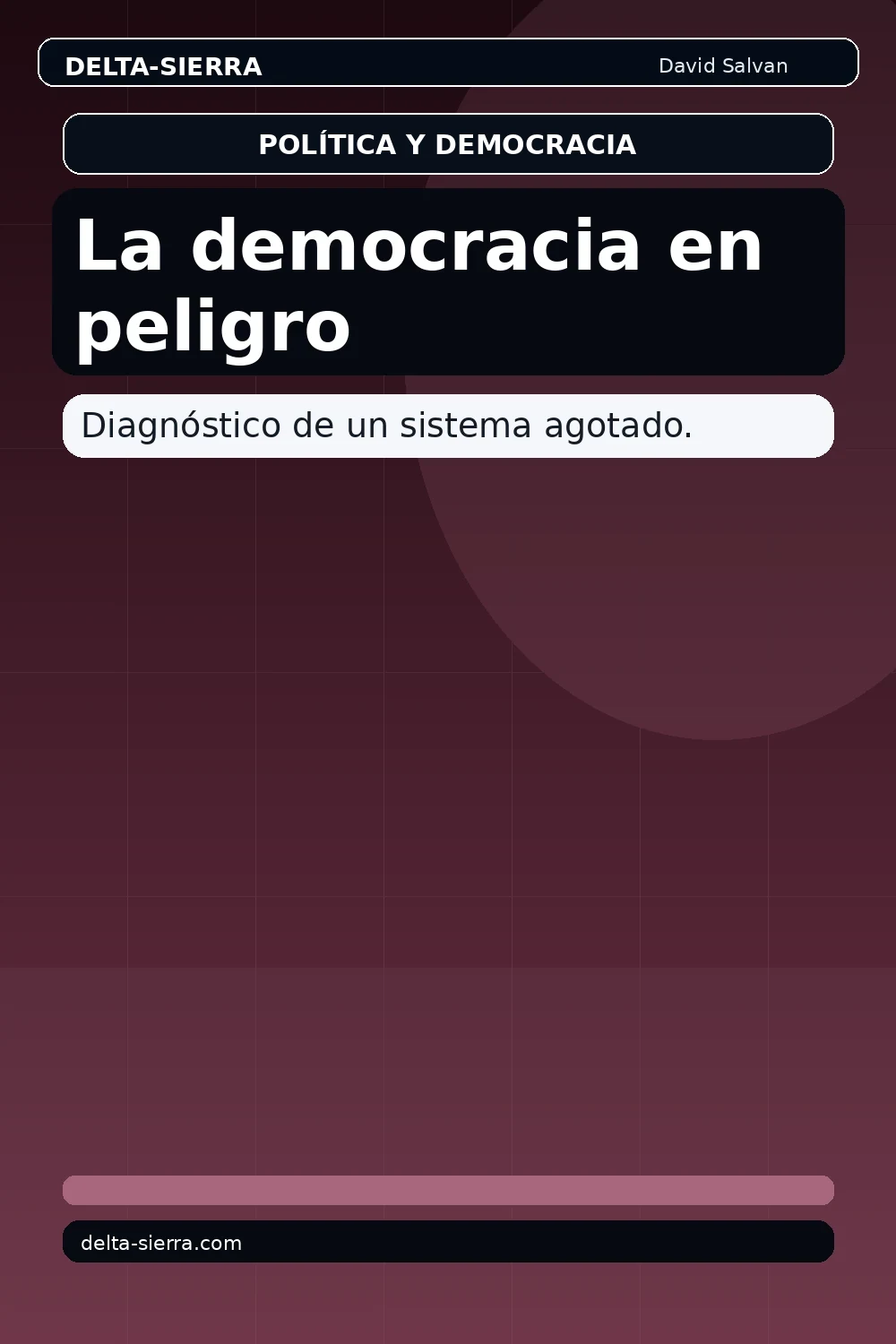 La democracia en peligro