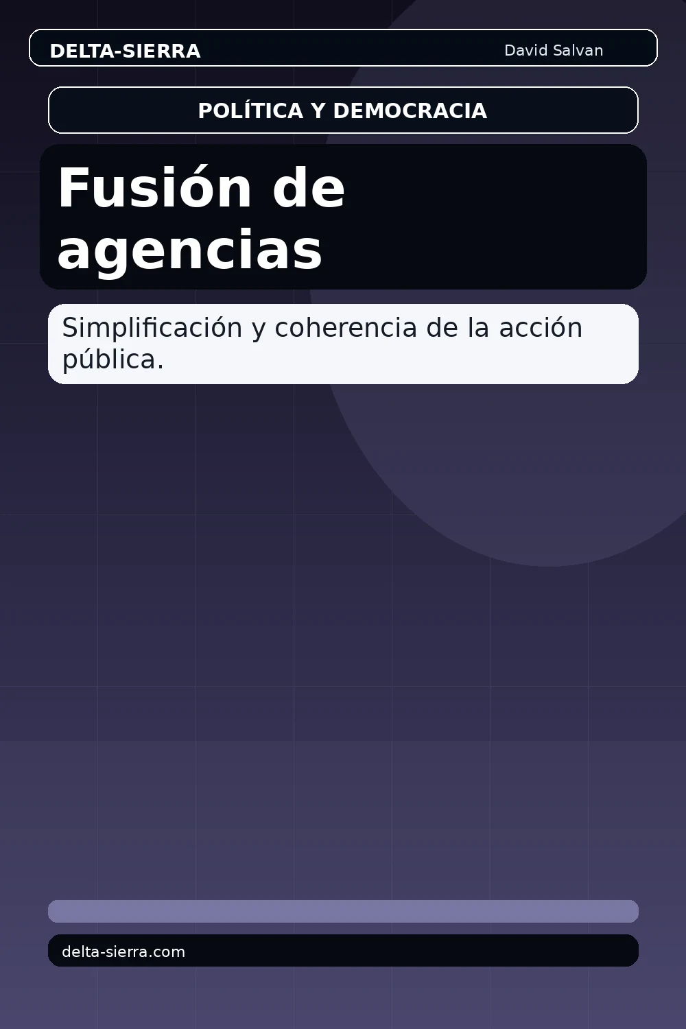 Fusión de agencias