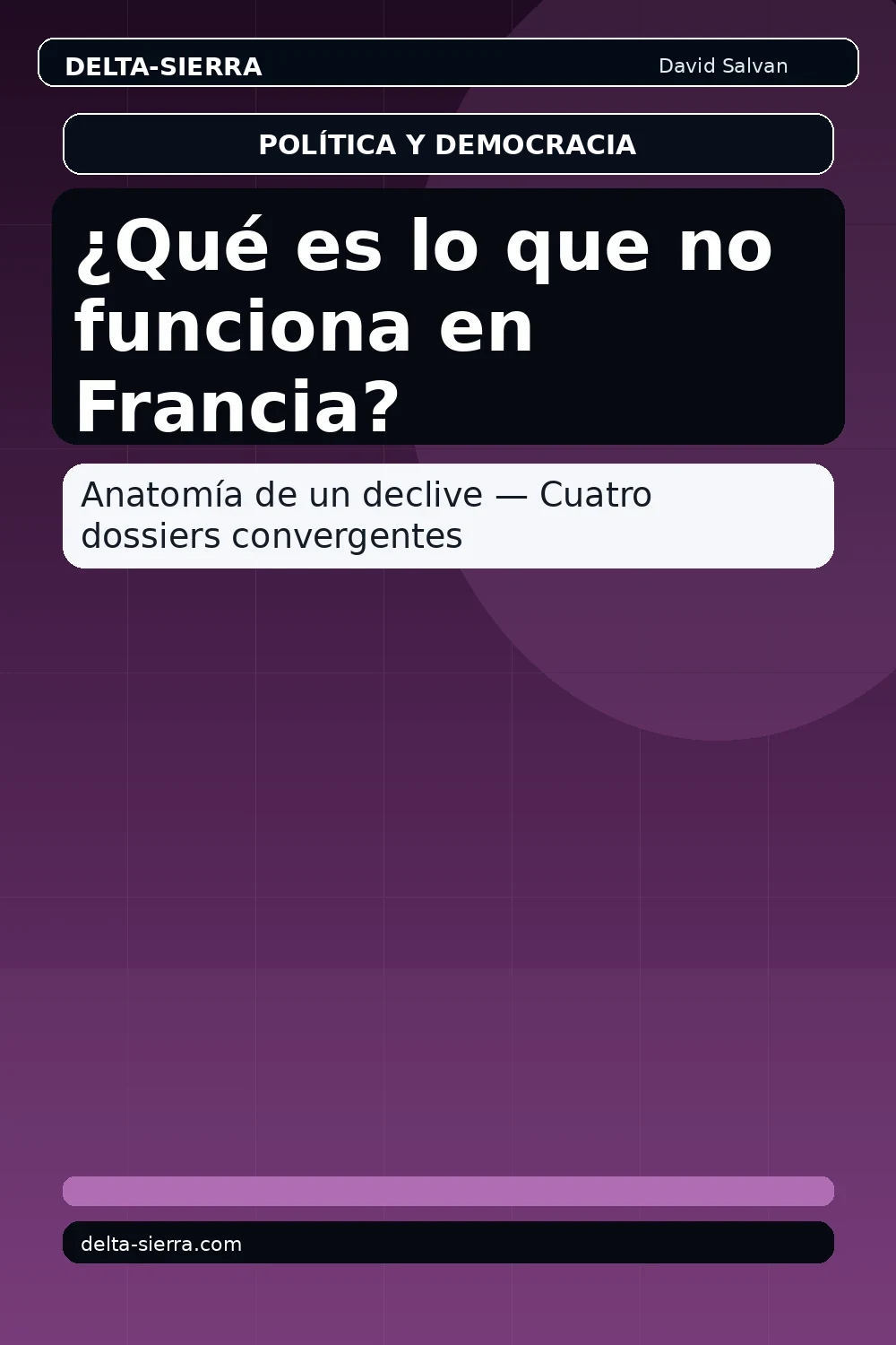 ¿Qué es lo que no funciona en Francia?