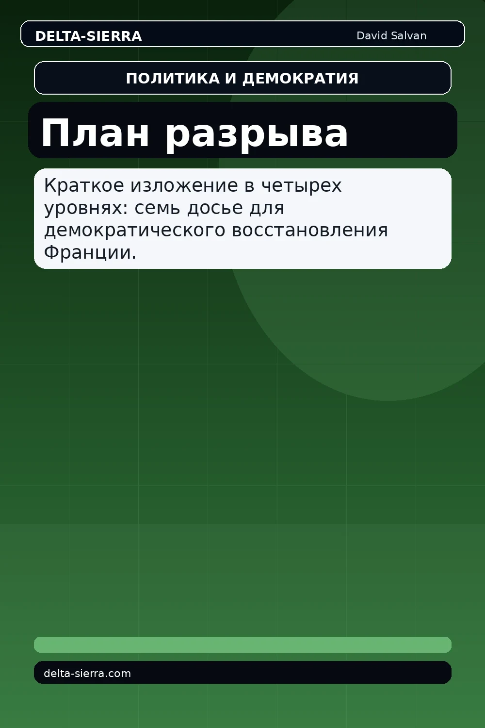 План разрыва