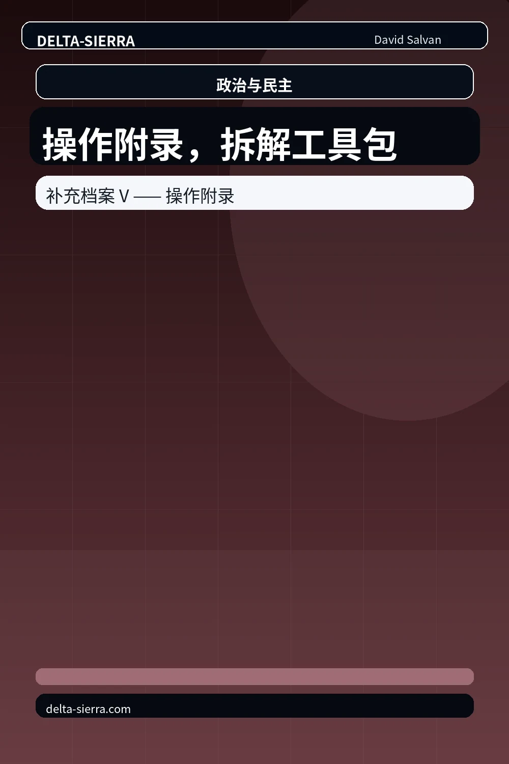操作附录,拆解工具包