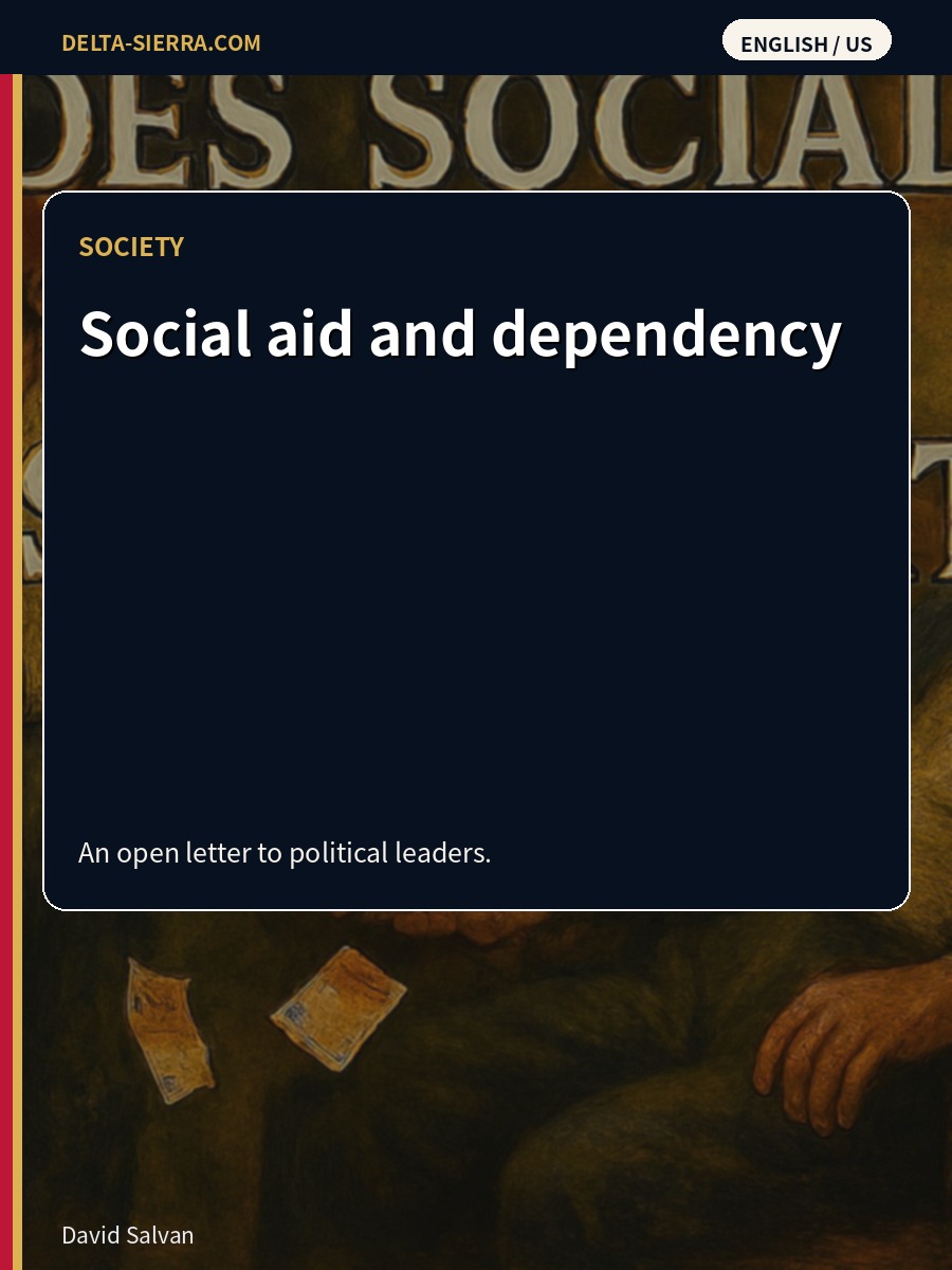 Social aid and dependency