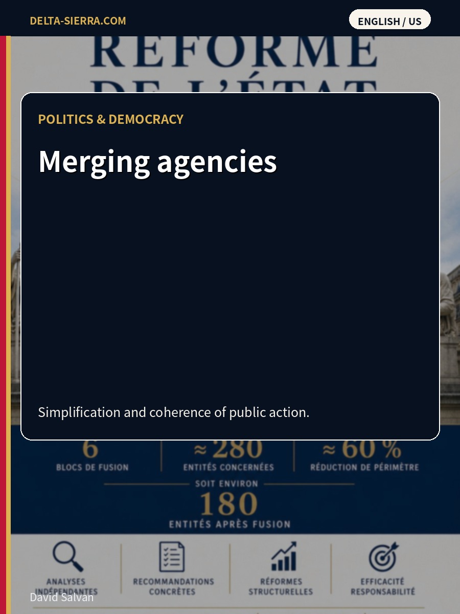 Merging agencies