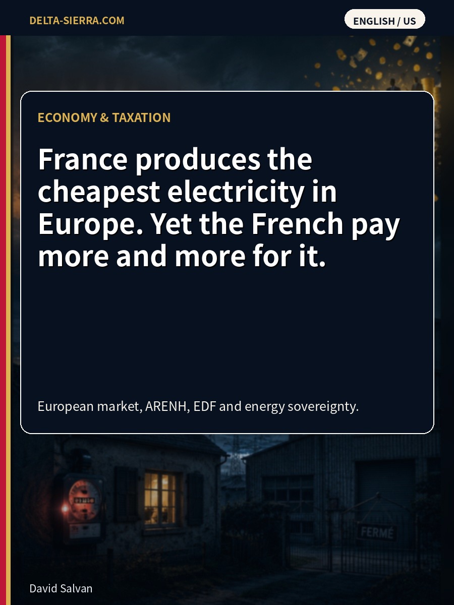 France produces the cheapest electricity in Europe. Yet the French pay more and more for it.
