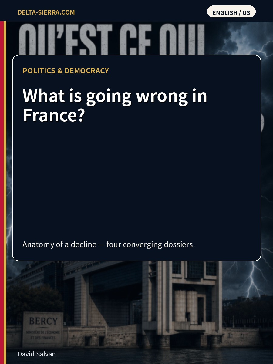 What is going wrong in France?