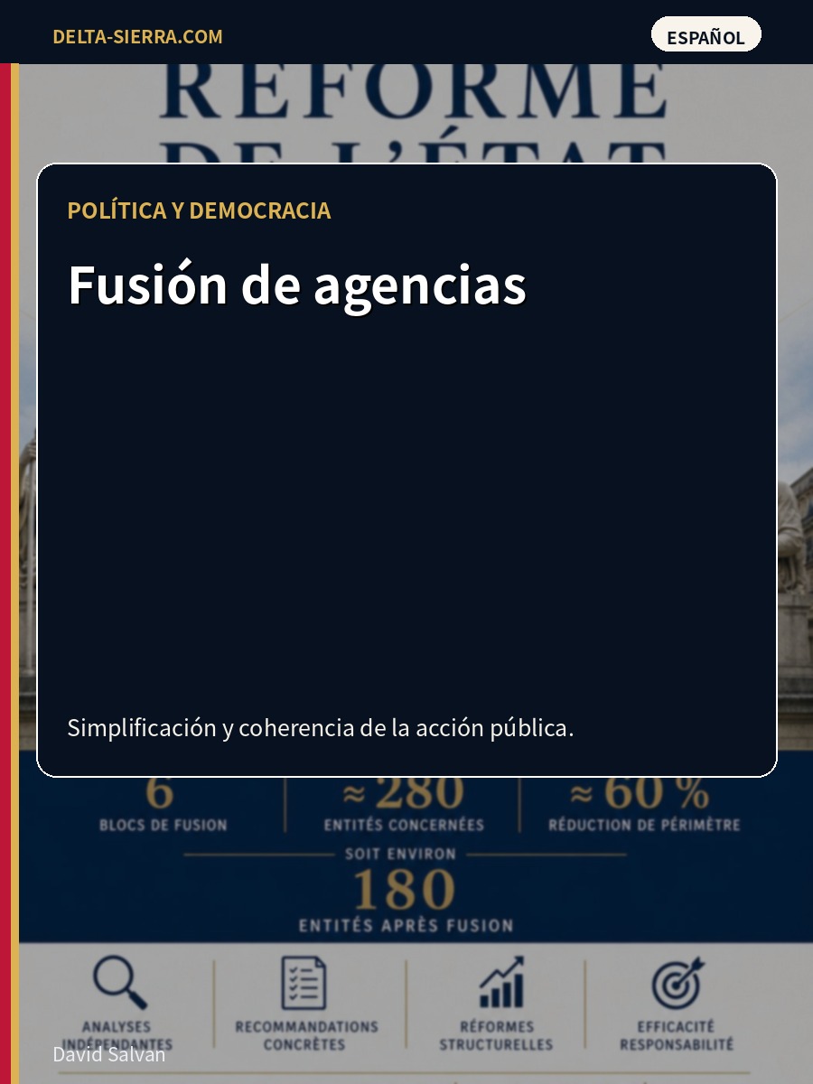 Fusión de agencias