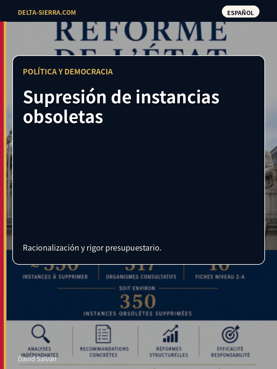 Supresión de instancias obsoletas