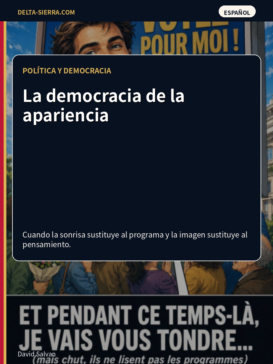 La democracia de la apariencia