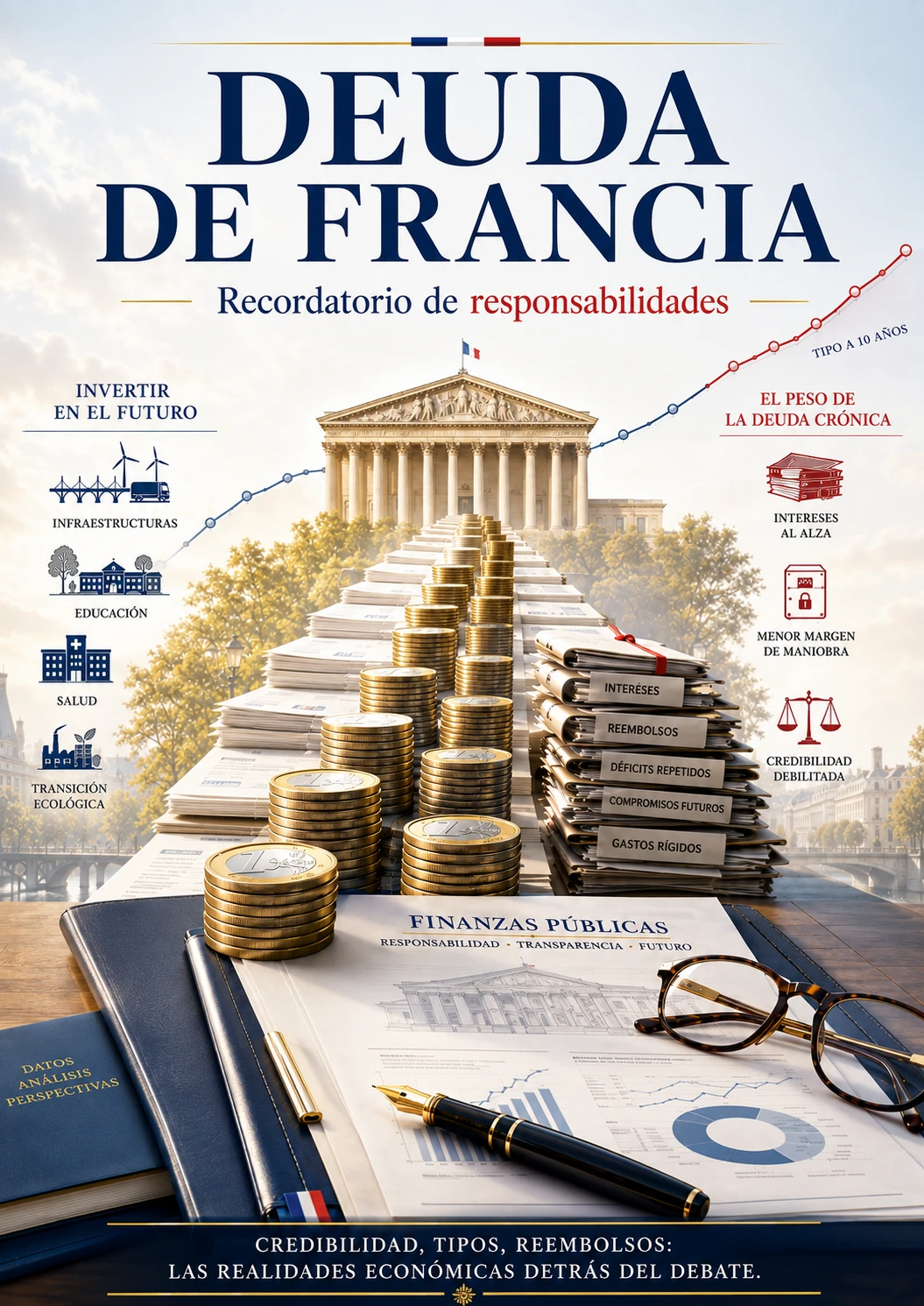 Deuda de Francia: recordatorio de responsabilidades