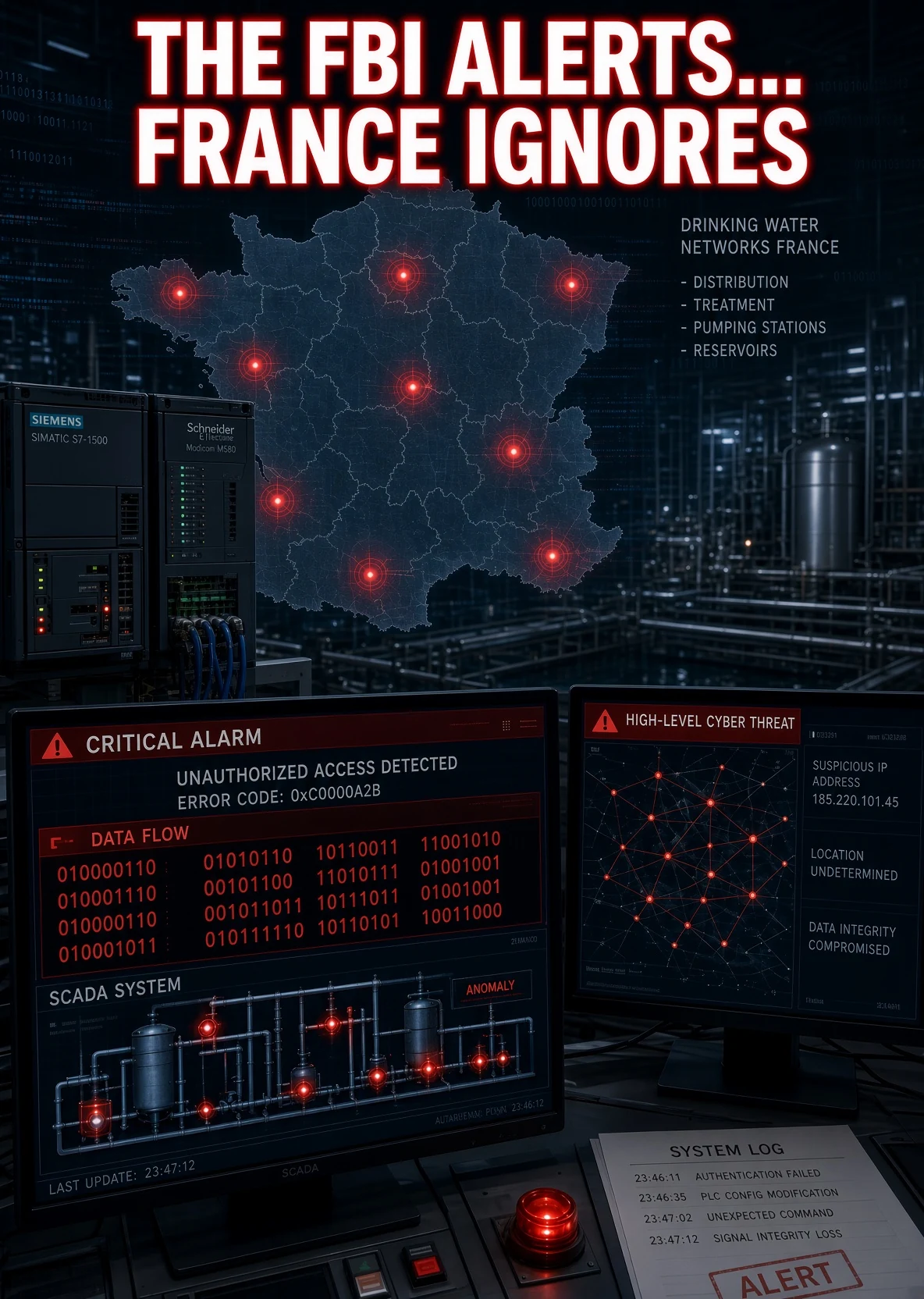 Water networks, factories, energy: the warnings keep piling up. Is anyone at the controls?