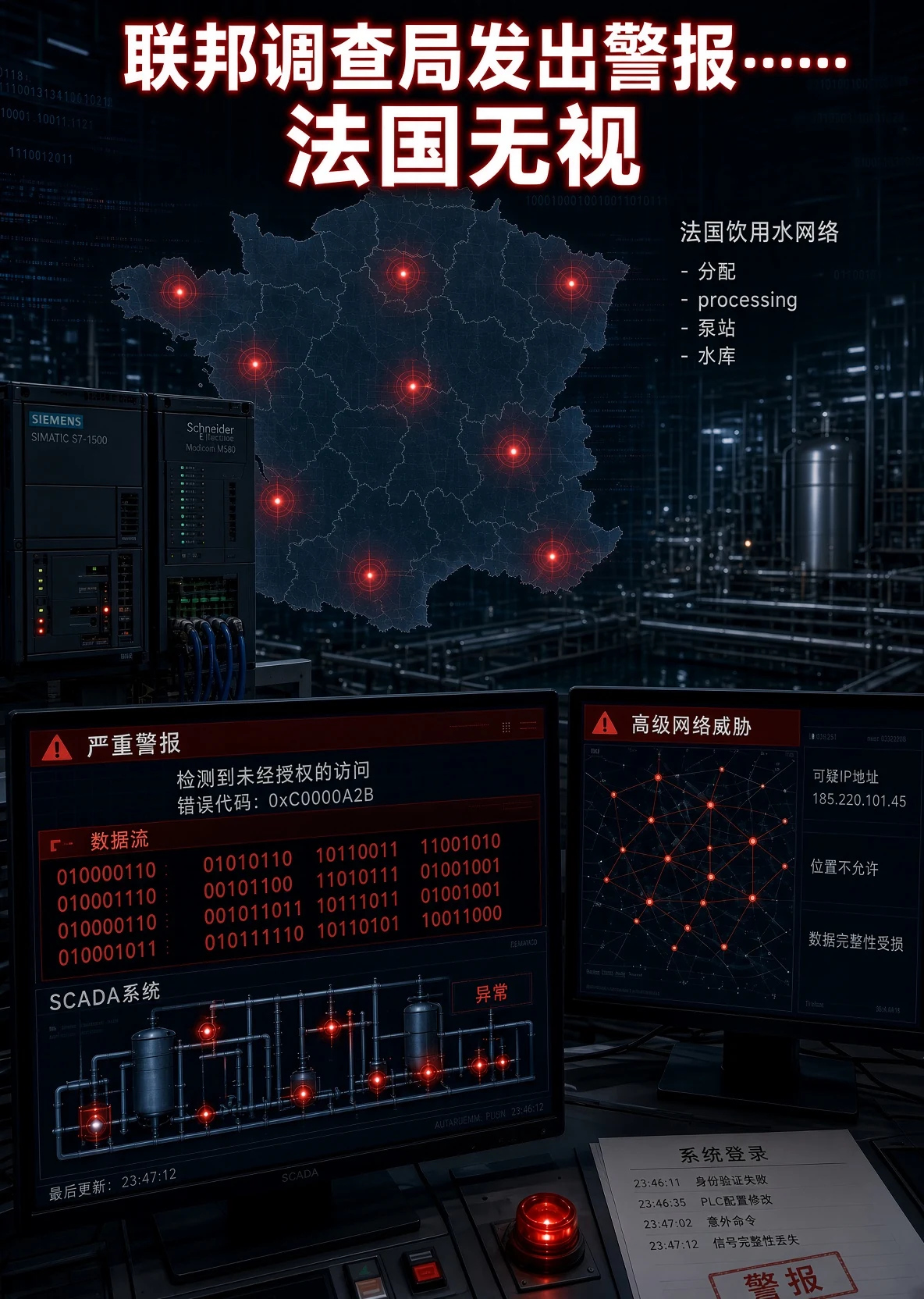 供水网络、工厂、能源:警报不断累积。到底谁在掌舵?