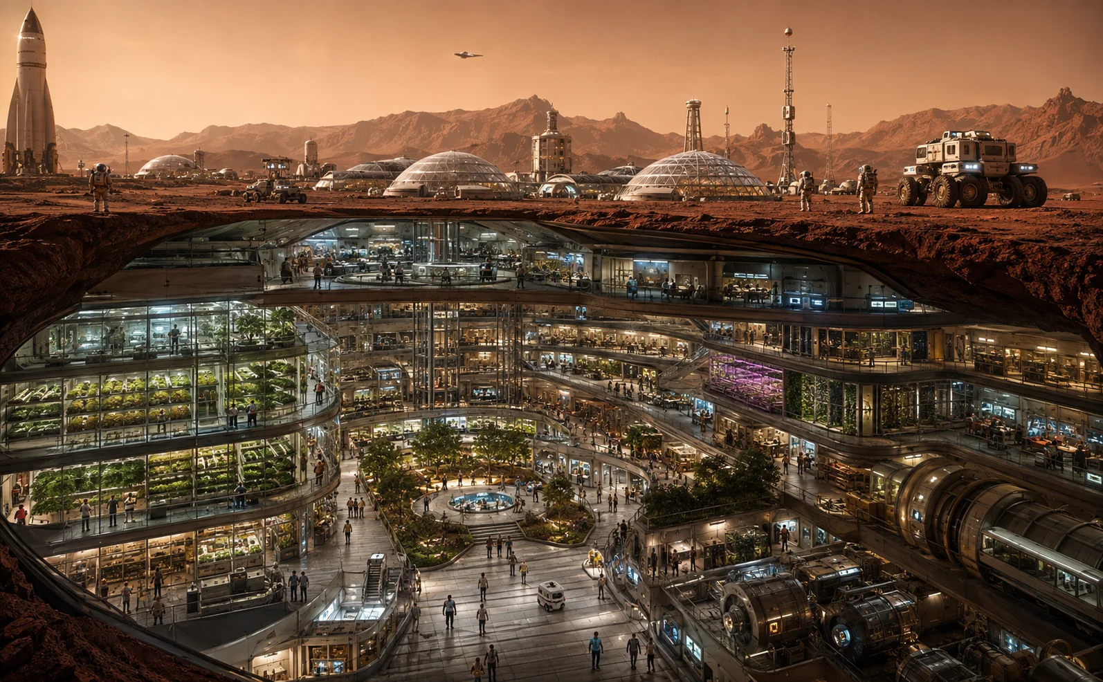 Arcadia imagined as a real city