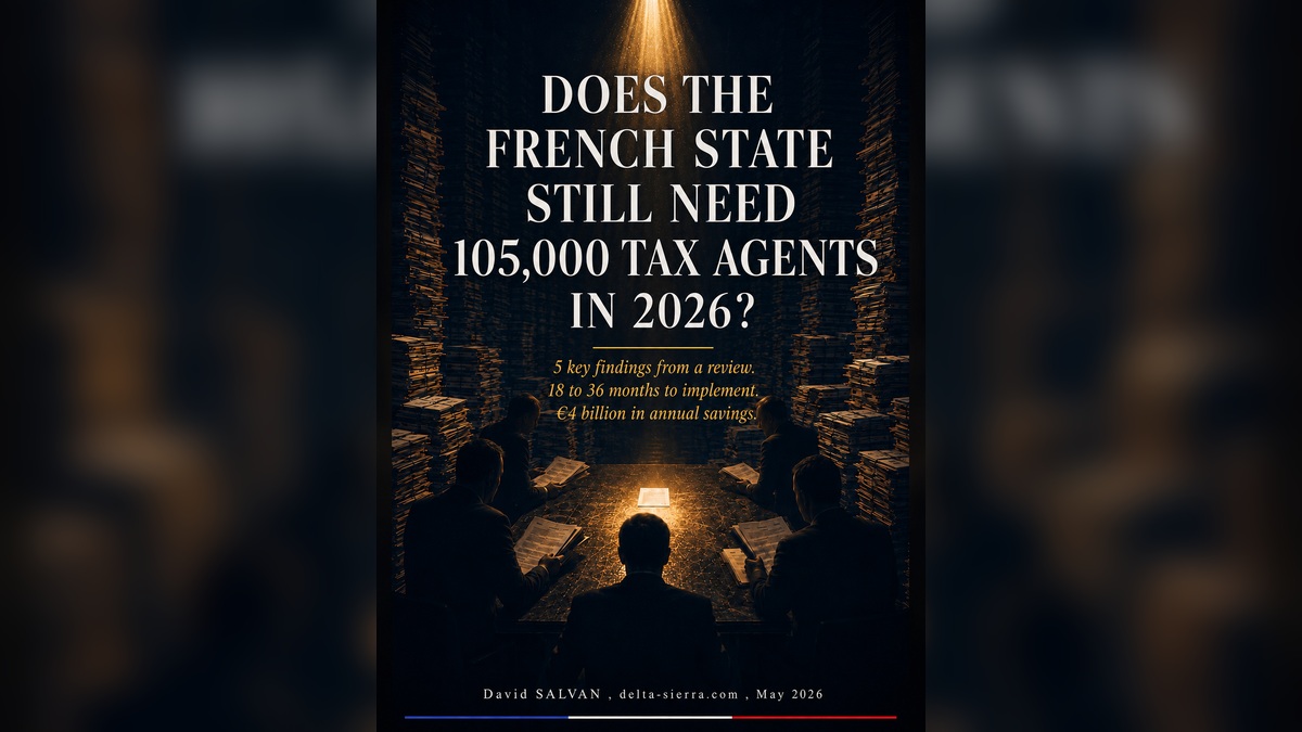 ¿Necesita el Estado francés todavía 105.000 agentes fiscales en 2026?