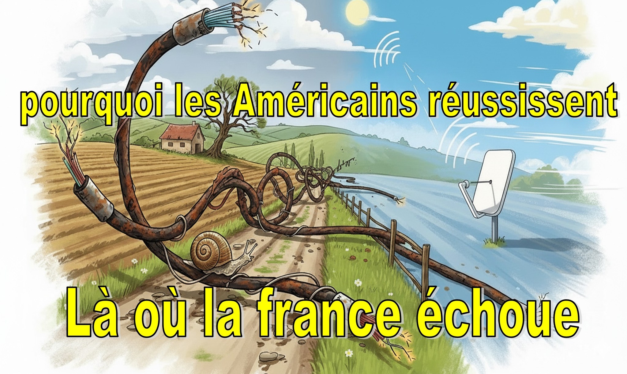 Fibre contre Starlink : là où la France échoue, David Salvan