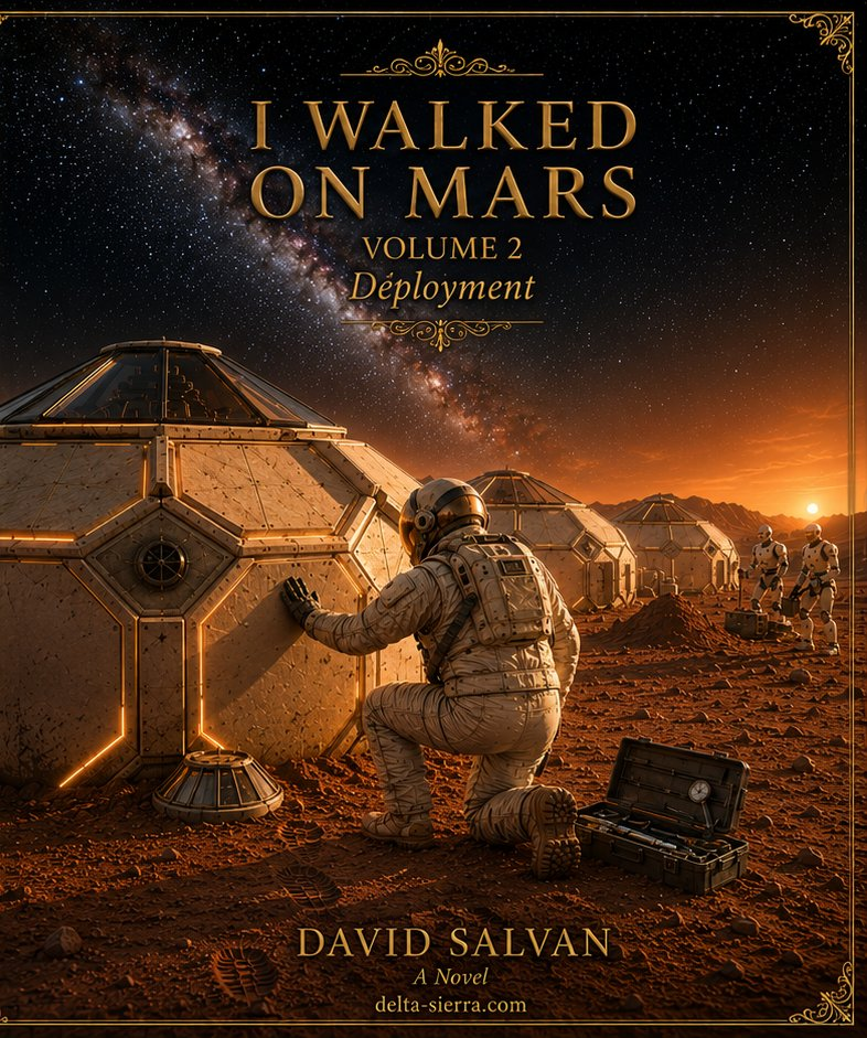 Cover of I Walked on Mars : Book 2: Deployment, by David Salvan