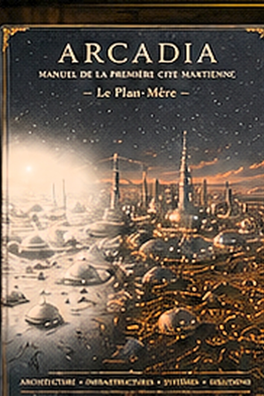 Cover of Arcadia : Manual of the First Martian City, by David Salvan