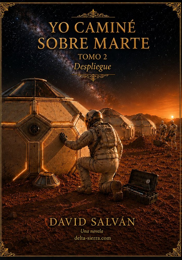 Portada, Yo caminé sobre Marte — Tomo 2: Despliegue