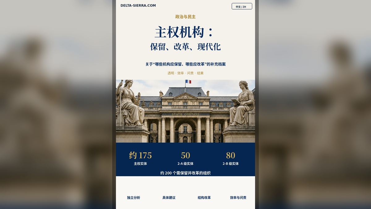 国家改革：清理机构