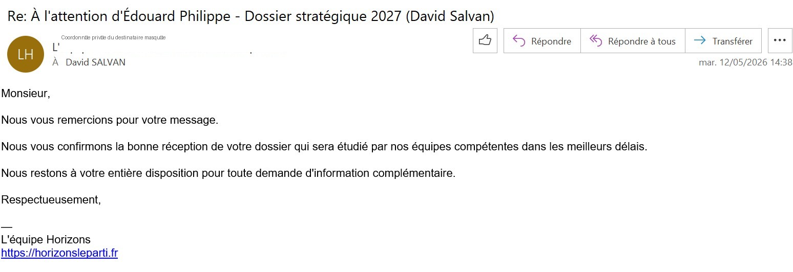 Capture de la réponse : Horizons — 12 mai 2026