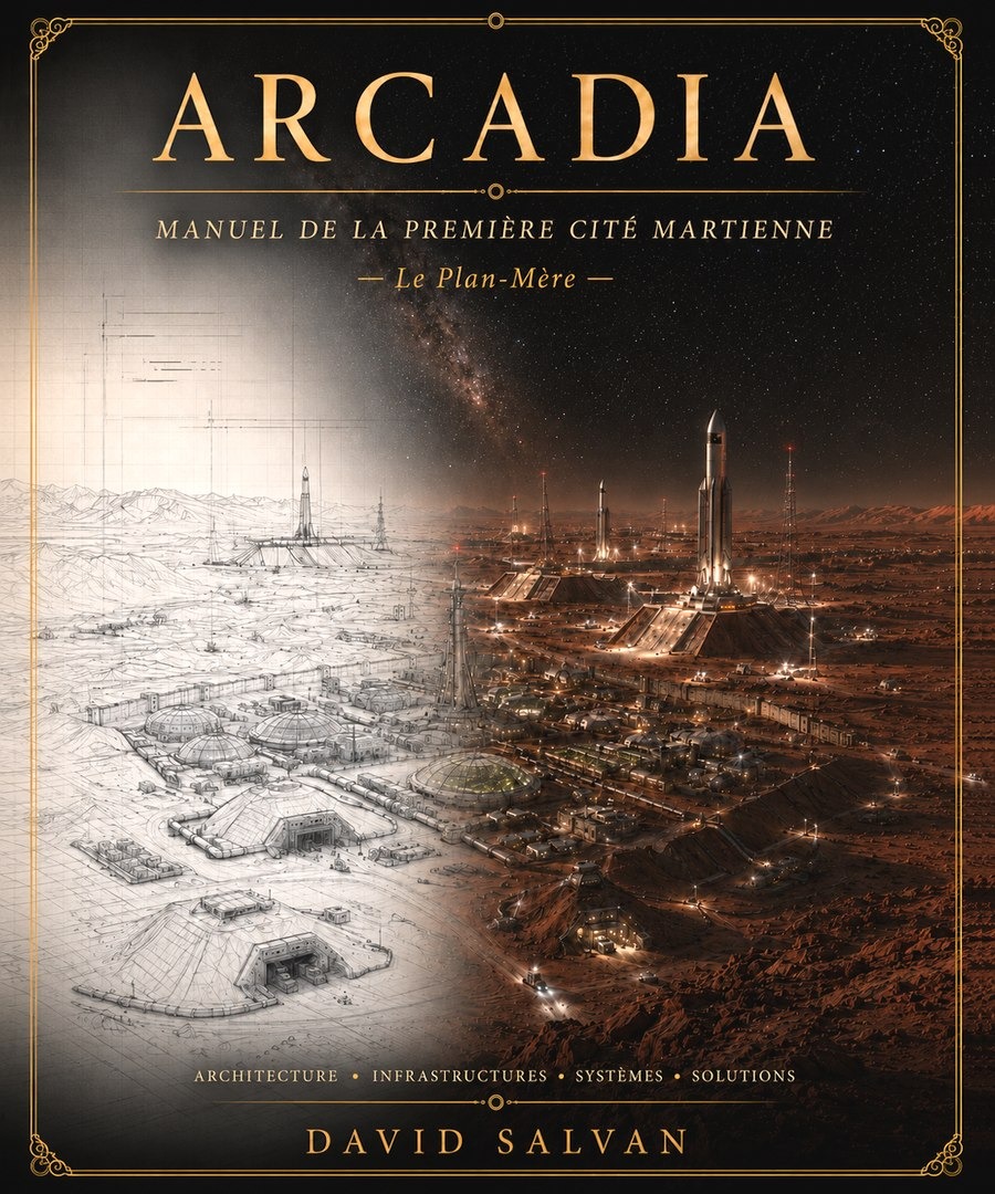 Couverture d’Arcadia — Manuel de la première cité martienne