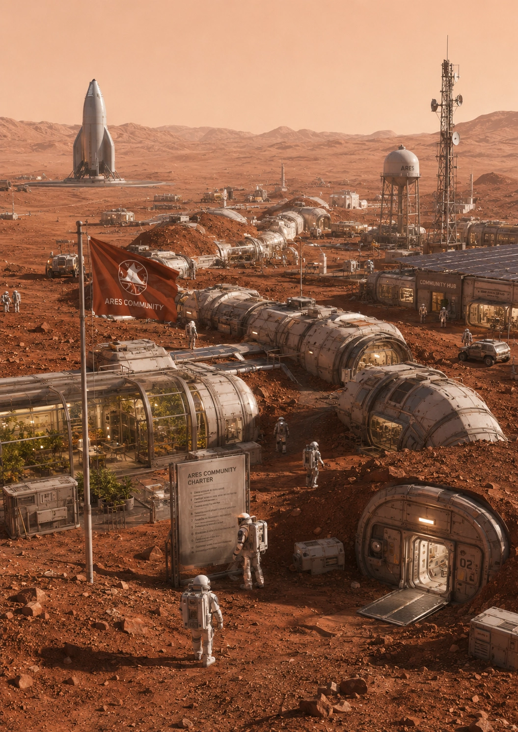 Habitat protégé et prospective de terraformation : deux échelles de temps très différentes.