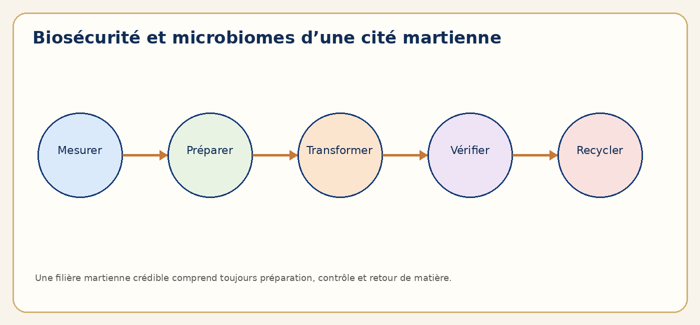 Biosafety and microbiome management architecture.