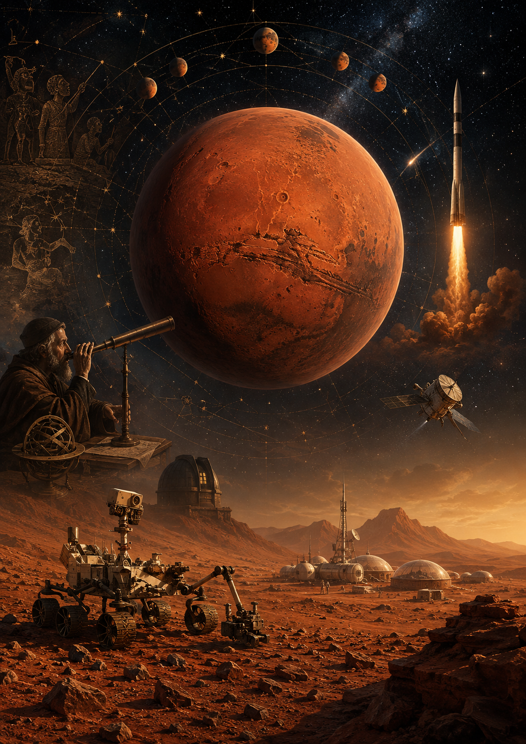 Mars à travers l’imaginaire et l’exploration humaine